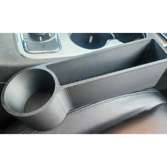 Crevice Caddy – Car Seat Gap Organizer with Cup Holder for Cars, Trucks & SUVs – Smart Storage Between Seats – 3D Printed in Canada