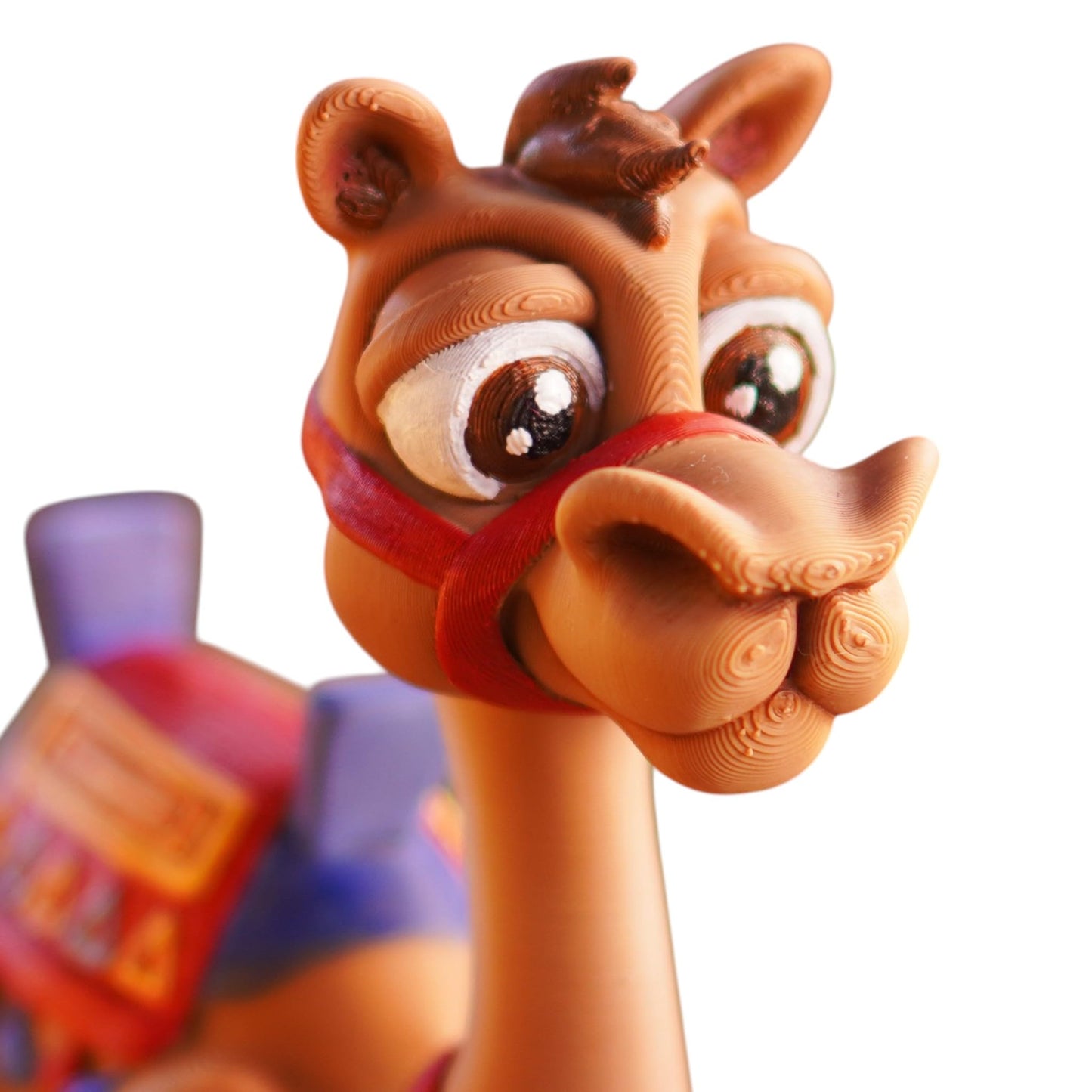 Articulated Camel Figurine – Print-in-Place Desert Animal Collectible with Movable Legs – 3D Printed in Canada