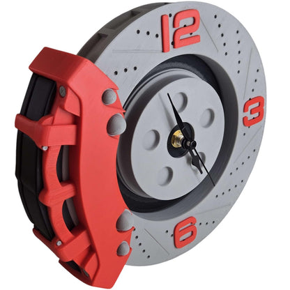 Brake Time! Wall Clock – Car Brake Rotor & Caliper Design – Automotive Decor for Garage, Office, or Man Cave – 3D Printed in Canada