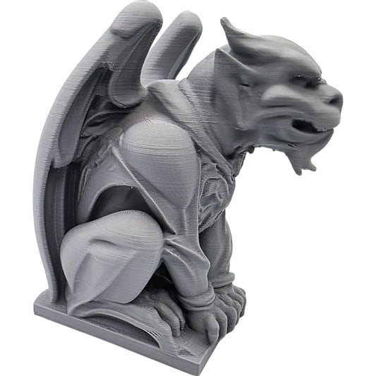 Sorcerer’s Watcher Gargoyle Statue – Gothic Tabletop Decor for Fantasy Lovers, RPG Enthusiasts – 3D Printed in Canada