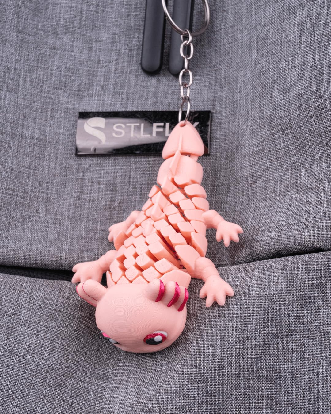 Ashley The Axolotl – Articulated Axolotl Fidget Toy for Teens & Adults, Cute Desk Companion, Flexi Sensory Stress Relief Gift – 3D Printed in Canada