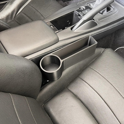 Crevice Caddy – Car Seat Gap Organizer with Cup Holder for Cars, Trucks & SUVs – Smart Storage Between Seats – 3D Printed in Canada