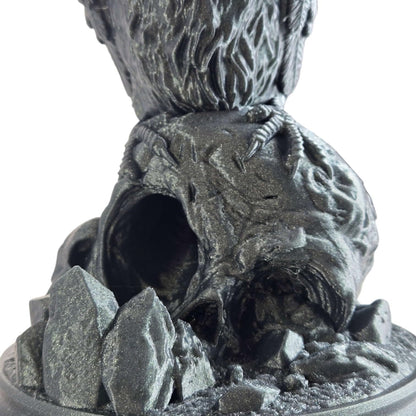 Raven’s Feast Dice Tower for Tabletop RPGs, DND, Pathfinder, Dice Games – Fantasy Bird Sculpture Dice Roller – 3D Printed in Canada