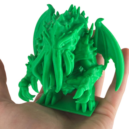 Cthulhu Figurine – Eldritch Horror Miniature for Display, RPG, or Mythos Collection – Tentacled Great Old One – 3D Printed in Canada