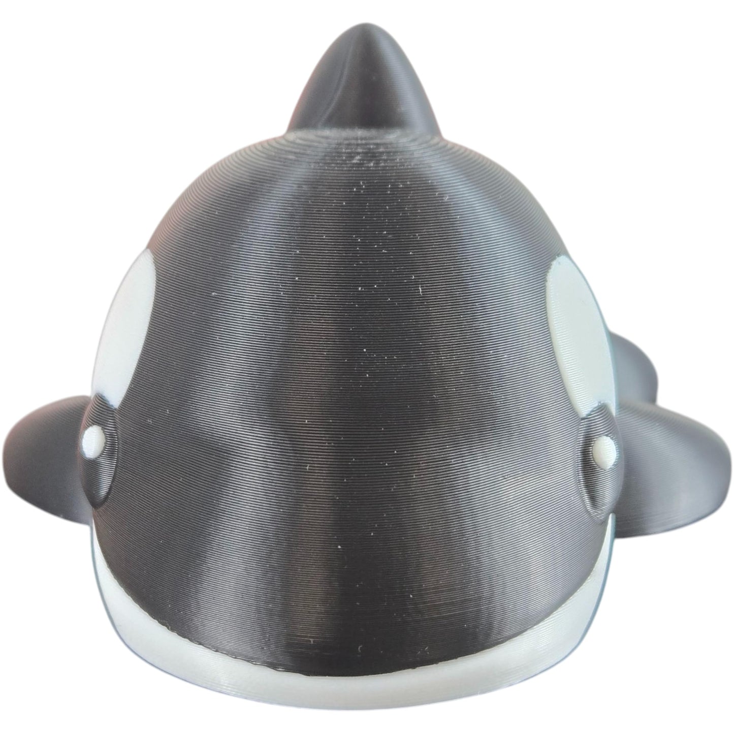 Cute Articulated Orca Whale Fidget with Big Eyes – Killer Whale Sensory Desk Toy for Teens & Adults – Flexible Ocean Animal Figurine for Stress Relief & Decor – 3D Printed in Canada