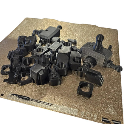 MORAX Beast Mecha Model Kit by Kitcrafters – Fierce Robotic Creature with Articulated Arms & Legs – Monochrome Combat Display Bot – 3D Printed in Canada