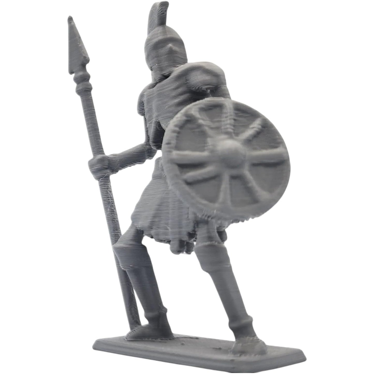 Skeleton Spearman Warrior Miniature – Undead Infantry Figure for Tabletop RPG Battles, Fantasy Dioramas & Wargames – 3D Printed in Canada