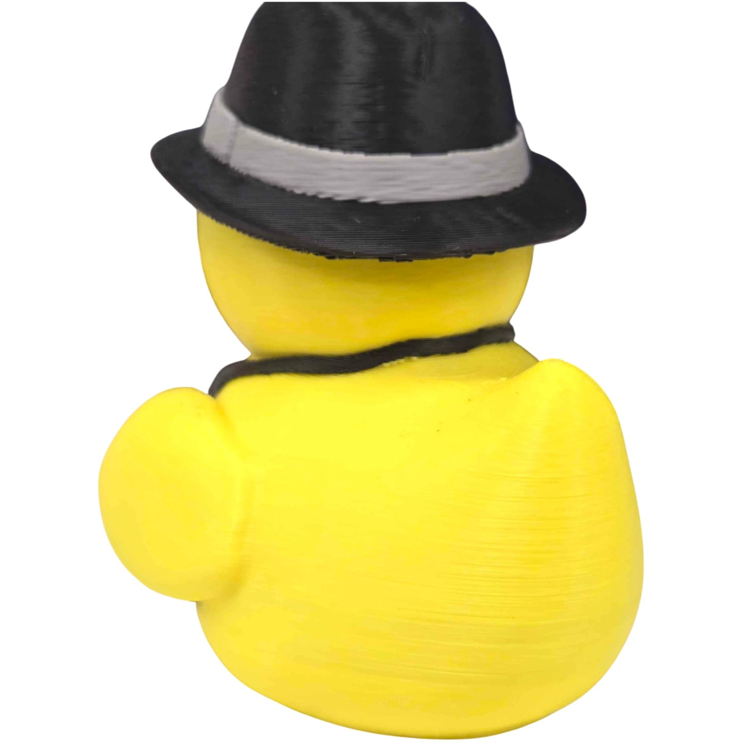 Journalist Duck Figurine with Hat, Microphone & Camera – Funny Press Reporter Collectible for Desk or Gift Display – 3D Printed in Canada