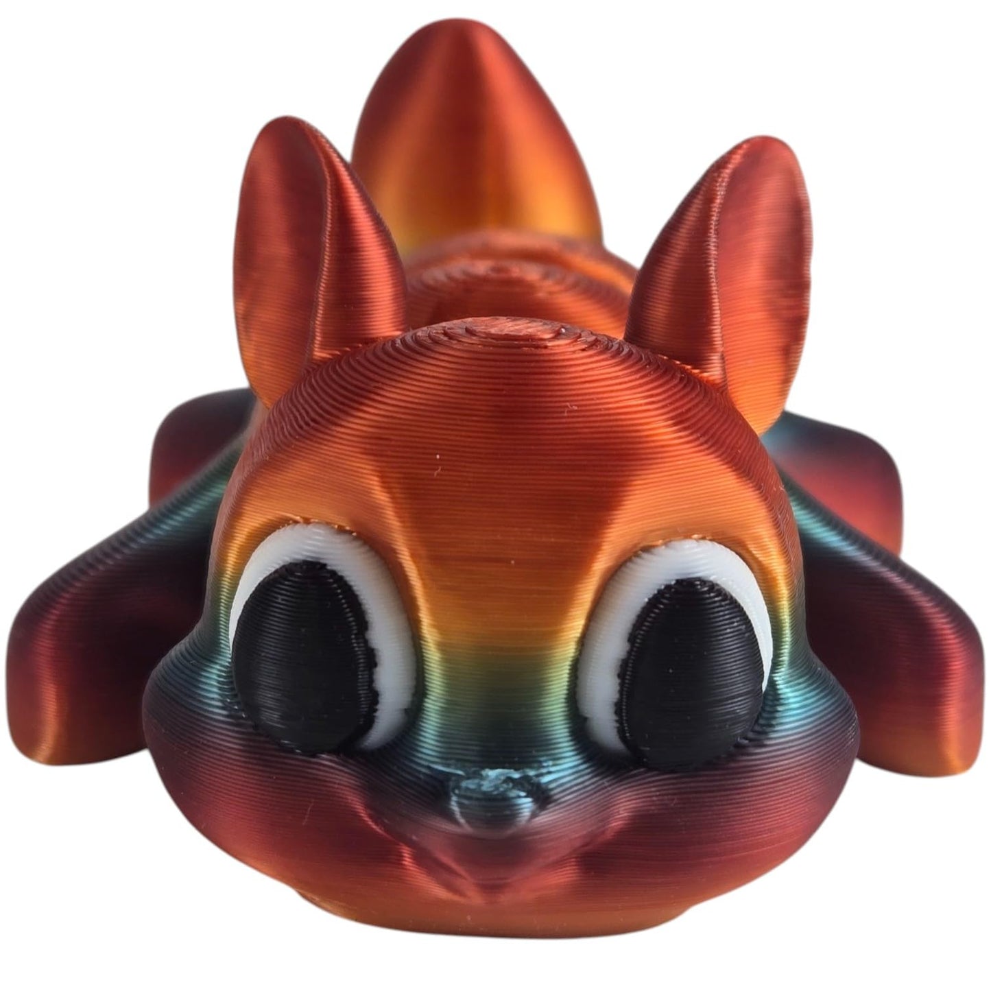 Articulated Squirrel Figurine – Cute Forest Animal Collectible with Poseable Tail – 3D Printed in Canada