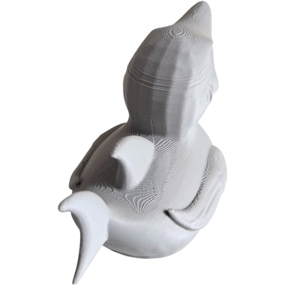 Shark Duck Figurine – Off-Road Rubber Duck for 4x4 Ducking, Cruise Ship Hiding, Vehicle Kindness Duck, Dashboard Accessory, Novelty Desk Decor, Collectible Gift – 3D Printed in Canada
