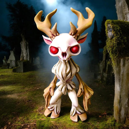 Articulated Wendigo Figurine – 3D Printed Cryptid Collectible & Poseable Decor | Eco-Friendly