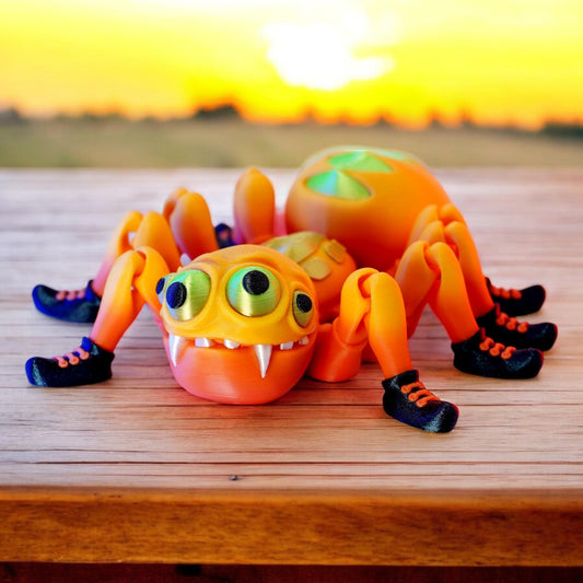 Flexi Factory Spider – 3D Printed Articulated Spider | Poseable & Fun Collectible