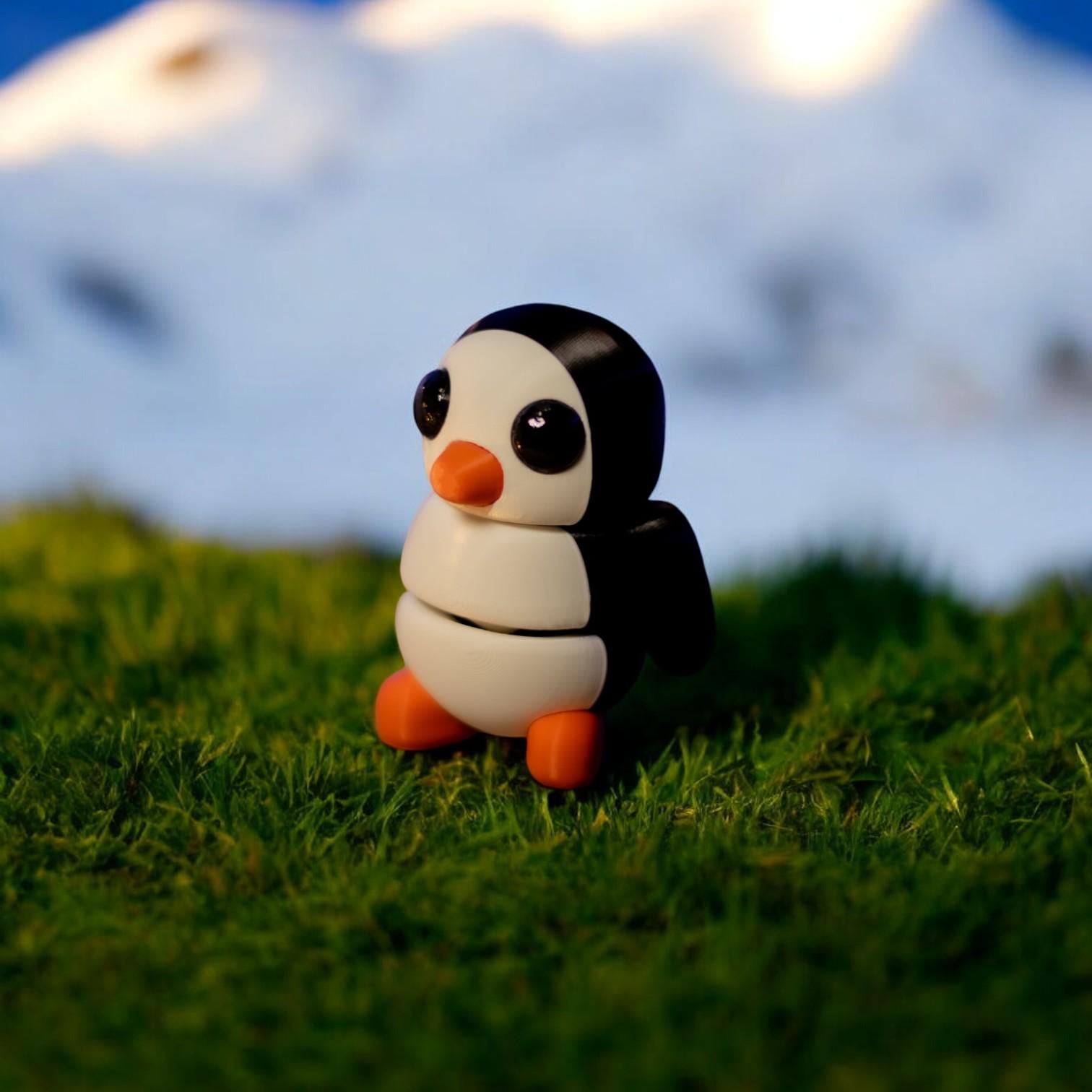 Tiny Penguin – 3D Printed Cute Mini | Adorable Collectible | Made in Canada | Available in Packs of 5, 10, 50, or 100