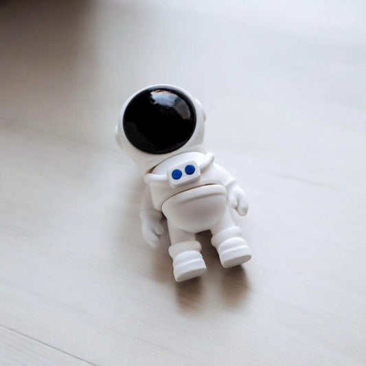 Tiny Astronaut – 3D Printed Cute Mini | Adorable Collectible | Made in Canada | Available in Packs of 5, 10, 50, or 100