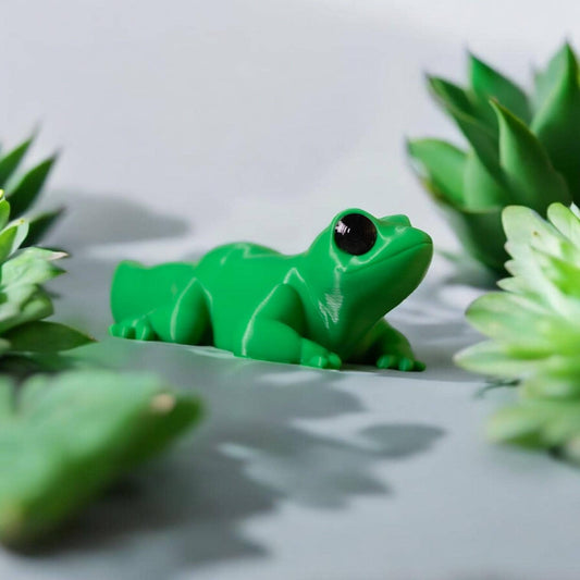 Lizard Sculpture – 3D Printed Cute Mini | Adorable Collectible | Made in Canada | Available in Packs of 5, 10, 50, or 100