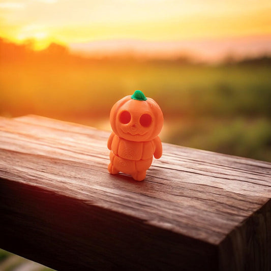 Tiny Pumpkin – 3D Printed Cute Mini | Adorable Collectible | Made in Canada | Available in Packs of 5, 10, 50, or 100