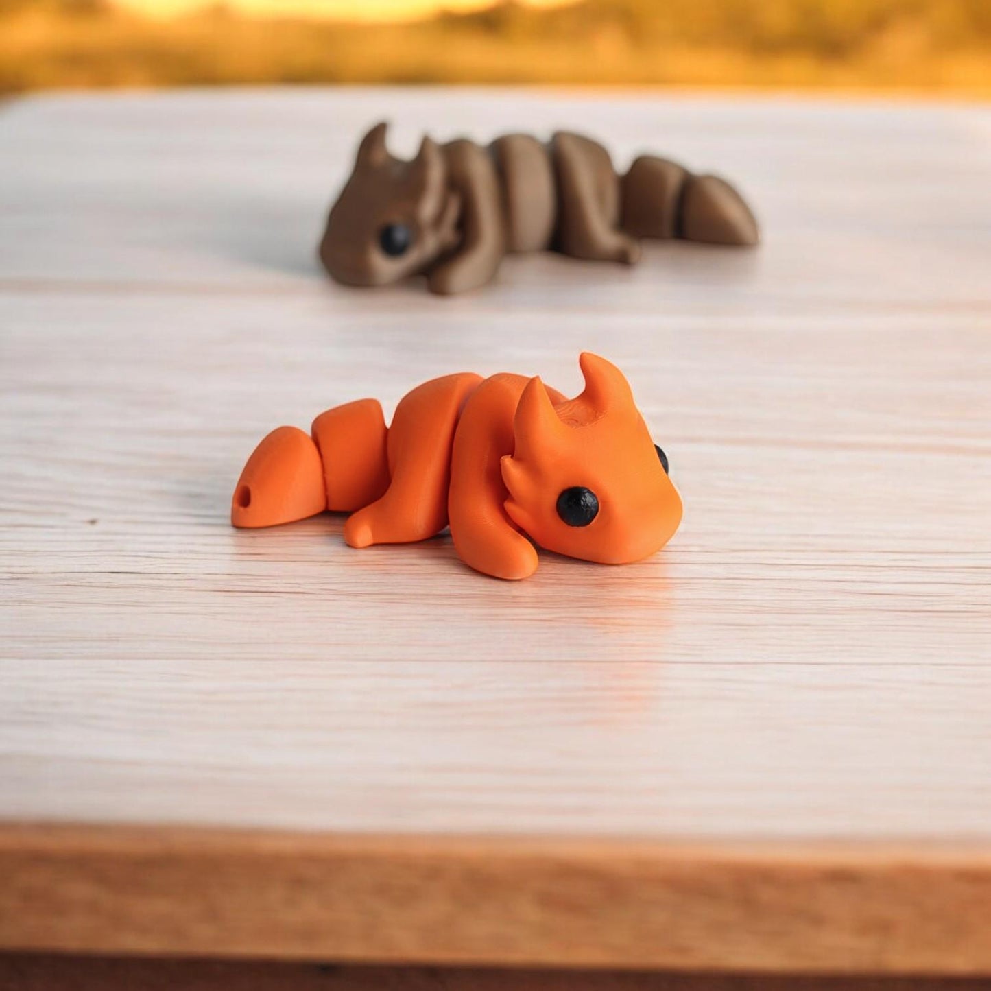 Tiny Zou Baby Dragon – 3D Printed Cute Mini | Adorable Collectible | Made in Canada | Available in Packs of 5, 10, 50, or 100