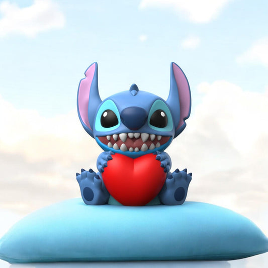 Valentine Stitch-Inspired Alien Creature – 3D Printed Cute Desk Toy | Fun Valentine’s Day Collectible Figurine