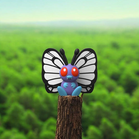 Butterfree-Inspired 3D Printed Pokémon Figure | Butterfly Pokémon Collectible