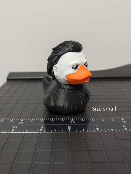 Michael Myers-Themed Rubber Duck – 3D Printed Creepy Collectible for Horror Fans | Quirky Display Piece