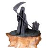 Grim Reaper Figurine with Scythe – Gothic Skeleton Statue for Desk, Shelf or Halloween Display – Matte Black Death Collectible for Horror Decor – 3D Printed in Canada — 3D Printed Collectible by 3DCentral