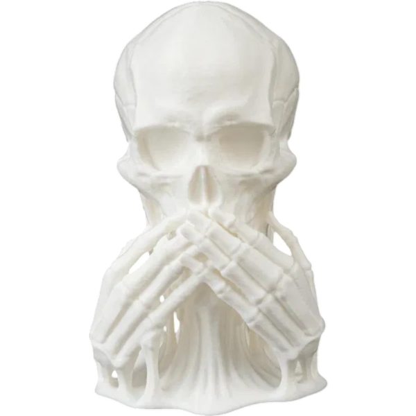 Silent Watchers Skull Statue Set