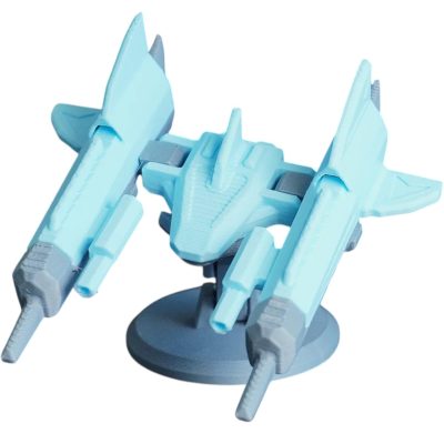 Mini RoboCat – 6-Part DIY Robot Cat Model Kit with Snap-Fit Assembly, Poseable Head & Tail – 3D Printed in Canada — 3D Printed Collectible by 3DCentral