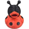 Ladybug Duck Figurine – Quirky Red & Black Duck Decor, Cute Animal Display Collectible, Whimsical Shelf Accent for Adults & Teens – 3D Printed in Canada — 3D Printed Collectible by 3DCentral
