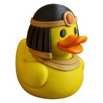 Cleopatra Duck Figurine – Egyptian Queen Duck Collectible for Display, Desk, or Shelf Décor – Funny Mythology Gift for Adults & Teens