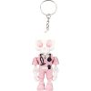 3-Pack Articulated Skeleton Nurse Keychains – Poseable Medical Collectible Gift for Teens & Adults, Mini Skeleton in Scrubs with Keyring & Clip – 3D Printed in Canada (Pink) — 3D Printed Collectible by 3DCentral