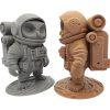 Owl Astronaut Space Explorer Figurine – 3D Printed in Canada — 3D Printed Collectible by 3DCentral