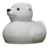 Polar Bear Duck Figurine - 4x4 Ducking & Cruise Hiding – Arctic Dashboard Duck Figurine – Winter Animal Vehicle Duck Gift – 3D Printed in Canada — 3D Printed Collectible by 3DCentral