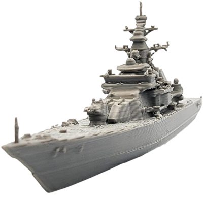Modern Naval Cruiser Miniature – High-Detail 3D Printed Warship Model for Tabletop Gaming, Dioramas, or Naval Collectors – 3D Printed in Canada — 3D Printed Collectible by 3DCentral