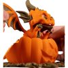 Dracoween Collection: Warden of The Patch – Halloween Pumpkin Dragon Figurine – Spooky Gothic Collectible for Shelf, Desk & Display – 3D Printed in Canada — 3D Printed Collectible by 3DCentral