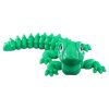 Flexible Gator Collectible Figurine – Articulated Alligator Desk Toy for Teens & Adults, Decorative Display Sensory Gift, Poseable Lizard-Style Collectible – 3D Printed in Canada — 3D Printed Collectible by 3DCentral