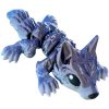 Tiny Wolf Pup Figurine — 3D Printed Articulated Figurines by 3DCentral