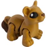 Cute Lioness Cinder Hatchling Figurine by Flexi Factory