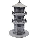 Octagonal Tower Miniature – Multi-Level Eight-Sided Fantasy Building