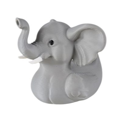 Safari Elephant Duck Figurine - Dashboard Duck for 4x4 & Car Decoration - Unique Rubber Duck Design - Collectible Cruise Duck for Hiding - Duck Duck 4x4 Accessory – 3D Printed in Canada — 3D Printed Collectible by 3DCentral
