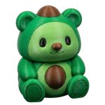 Avocado Teddy Bear Cub Figurine