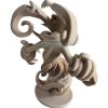 Lesser Air Elemental Figurine – Swirling Wind Creature Miniature for RPG Encounters – Paintable Storm Spirit – 3D Printed in Canada — 3D Printed Collectible by 3DCentral