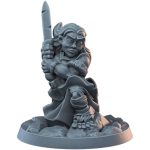 Halfling Female Miniature for Fantasy RPGs