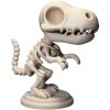 Chibi Skeleton T-Rex Figurine – Cute Creepy Dinosaur Collectible for Desk, Shelf, or Gothic Display – 3D Printed in Canada — 3D Printed Collectible by 3DCentral