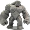 Clay Golem Miniature – Dungeon Boss or Temple Guardian for TTRPGs – Paintable Stone Construct Monster – 3D Printed in Canada — 3D Printed Collectible by 3DCentral