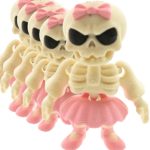 Grumpy Skeleton Ballerina Articulated Figurines (Pack of 5)