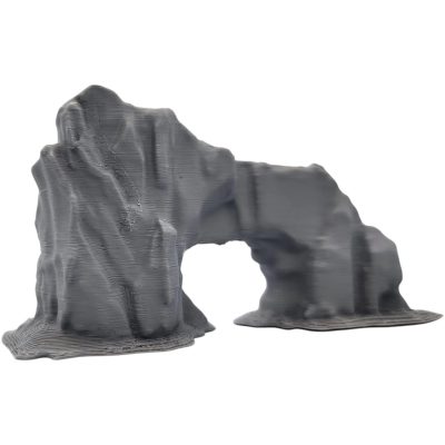 Rugged Stone Arch Terrain for Tabletop Gaming – Fantasy Diorama Rock Archway for RPGs, Wargames & Scenic Displays – 3D Printed in Canada — 3D Printed Collectible by 3DCentral