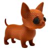 Knitted Chihuahua Figurine – Faux-Plush Big-Eyed Dog Sculpture with Cozy Yarn Texture – 3D Printed in Canada — 3D Printed Collectible by 3DCentral