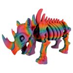 Skeleton Rhino Figurine