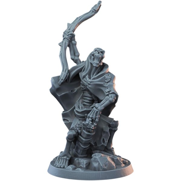Archer squelette miniature échelle 32 mm