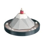 Misty Peak Backflow Burner – Mountain-Inspired Incense Holder